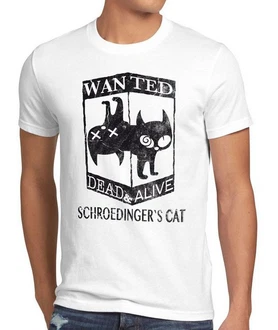 T-Shirt Wanted Schroedingers Katze T-Shirt Wanted Schroedingers Katze