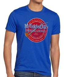 style3 T-Shirt Mithrandir Smoking Lounge Herr der Ringe Hellblau/Blau/Dunkelblau