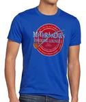 style3 T-Shirt Mithrandir Smoking Lounge Herr der Ringe Hellblau/Blau/Dunkelblau