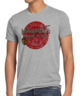 style3 T-Shirt Mithrandir Smoking Lounge Herr der Ringe Grau/Dunkelgrau/Dunkelrot/Hellgrau/Grün style3 T-Shirt Mithrandir Smoking Lounge Herr der Ringe Grau/Dunkelgrau/Dunkelrot/Hellgrau/Grün