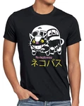 style3 T-Shirt Ghibli Anime Japan Mein Nachbar Totoro Blau/Schwarz/Gelb/Rot
