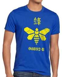 style3 T-Shirt Golden Moth Chemical Breaking Bad Blau/Hellblau/Gelb
