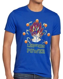 T-Shirt Legends Power Goku Vegeta super dragonball z gt songoku dbz daima