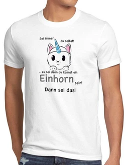 style3 T-Shirt Sei immer du selbst! Einhorn Unicorn es sei denn Fun Spruch Katze style3 T-Shirt Sei immer du selbst! Einhorn Unicorn es sei denn Fun Spruch Katze