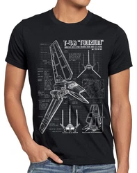 style3 T-Shirt Tydirium Lambda T-4A Shuttle Star Krieg Wars Imperium der Sterne Blau