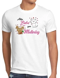 T-Shirt Alles Liebe zum Muttertag Kinder Mutter Mama Mum Geschenk i love
