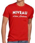 style3 T-Shirt Niveau ist keine Handcreme Funshirt Spruch Creme