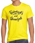 Style3 T-Shirt Unterhopft bervgelt Bier Trinken Vatertag Männertag Oktoberfest Gelb