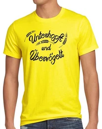 T-Shirt Unterhopft bervgelt bier trinken vatertag mnnertag oktoberfest