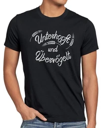T-Shirt Unterhopft bervgelt bier trinken vatertag mnnertag oktoberfest