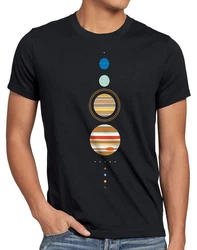Style3 T-Shirt Sheldon Theory Planeten System Erde The Big Bang Theory Mischfarben/Schwarz/Blau/Dunkelgrau/Grau