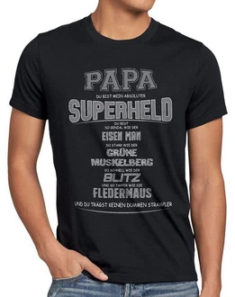 style3 T-Shirt Papa Superheld Funshirt Spruch Shirt Vatertag style3 T-Shirt Papa Superheld Funshirt Spruch Shirt Vatertag