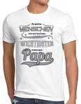 style3 T-Shirt Meisten Menschen rufen Namen wichtigsten Papa Vater Fun Spruch Braun/Grau/Silber/Weiß