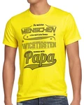 style3 T-Shirt Meisten Menschen rufen Namen wichtigsten Papa Vater Fun Spruch Gelb