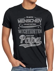 style3 T-Shirt Meisten Menschen rufen Namen wichtigsten Papa Vater Fun Spruch Braun/Schwarz