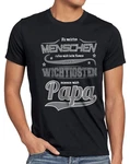 style3 T-Shirt Meisten Menschen rufen Namen wichtigsten Papa Vater Fun Spruch Braun/Schwarz