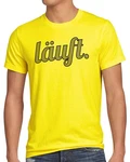 style3 T-Shirt Funshirt Spruchshirt Gelb/Grau