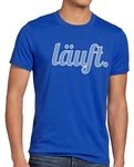 style3 T-Shirt Funshirt Spruchshirt Blau/Dunkelblau