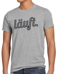 style3 T-Shirt Funshirt Spruchshirt Grau/Rot