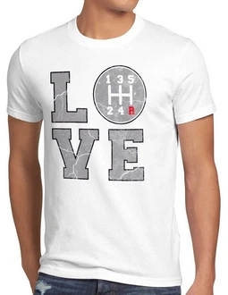 Love Gear Auto Gänge Tuner Top Motor Tuning Schaltung T-Shirt (style3) Grau/Weiß/Silber/Braun/Hellgrau/Dunkelgrau Love Gear Auto Gänge Tuner Top Motor Tuning Schaltung T-Shirt (style3) Grau/Weiß/Silber/Braun/Hellgrau/Dunkelgrau
