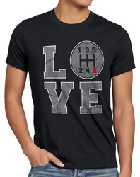 Love Gear Auto Gänge Tuner Top Motor Tuning Schaltung T-Shirt (style3) Schwarz/Dunkelblau/Dunkelgrau/Braun/Grau