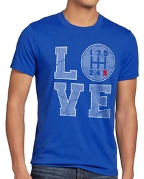 T-Shirt Love Gear Auto Gnge Tuner Top Motor Tuning muscle car schaltung
