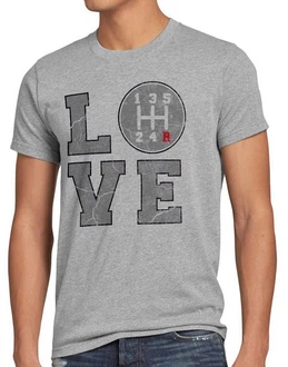 Love Gear Auto Gänge Tuner Top Motor Tuning Schaltung T-Shirt (style3) Love Gear Auto Gänge Tuner Top Motor Tuning Schaltung T-Shirt (style3)