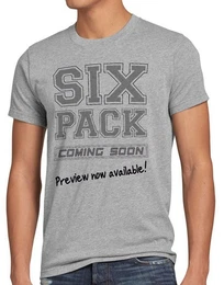 T-Shirt Sixpack coming Funshirt Fun Spruchshirt Spruch bauch sprche bier
