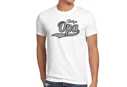 style3 T-Shirt Stolzer Opa Grovater Funshirt Spruchshirt Braun/Gelb/Lila/Weiß