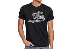 style3 T-Shirt Stolzer Opa Grovater Funshirt Spruchshirt Schwarz/Braun/Rot