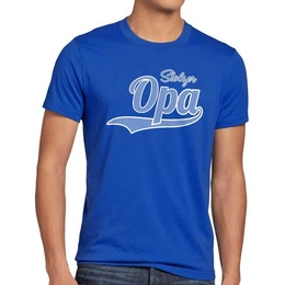 T-Shirt Stolzer Opa Grovater Fun Funshirt Spruch Spruchshirt Grovater