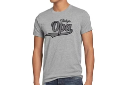 style3 T-Shirt Stolzer Opa Grovater Funshirt Spruchshirt Grau/Dunkelgrau/Braun/Hellgrau