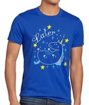 style3 T-Shirt Later Sleepy Unicorn Beige/Blau/Dunkelrot