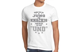 style3 T-Shirt Frher Jung und Knackig  Creme/Weiß/Schwarz/Grau