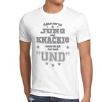 style3 T-Shirt Frher Jung und Knackig  Creme/Weiß/Schwarz/Grau
