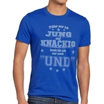 style3 T-Shirt Frher Jung und Knackig  Dunkelblau/Blau/Lila