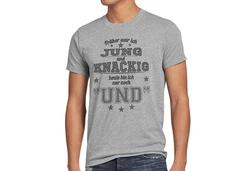 style3 T-Shirt Frher Jung und Knackig  Grau/Dunkelgrau/Silber/Braun
