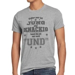 style3 T-Shirt Frher Jung und Knackig  Grau/Dunkelgrau/Silber/Braun