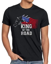 T-Shirt King of the Road Amerika America Muscle Car motor tuning auto usa