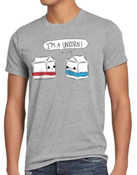 style3 T-Shirt I am a Unicorn Grau/Weiß/Silber/Lila/Hellgrau/Bordeaux