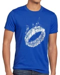 style3 T-Shirt Eine Ring Der Lord Blau