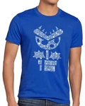 Super Piranha T-Shirt Mario Videospiel Gamer Blau
