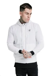 Hoodie Sweatjacke AGILITY POLY RIB ZIP THROUGH HOODIE SS16750 White