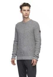 Sweater Sweater Herren BADAN 2022-35002 Grau Grey 3000