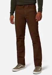RICANO 5-Pocket Lederhose RT-101 Braun/Beige/Dunkelbraun/Khaki