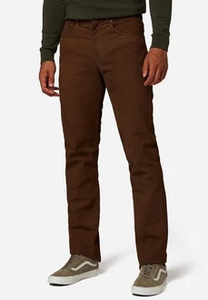 RICANO 5-Pocket Lederhose RT-101 Braun/Beige/Dunkelbraun/Khaki