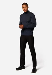 RICANO 5-Pocket Lederhose RT-101 Schwarz/Dunkelrot/Bordeaux/Braun