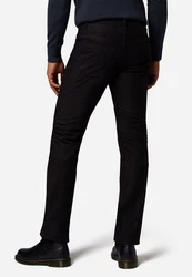 RICANO 5-Pocket Lederhose RT-101 Schwarz/Dunkelrot/Bordeaux/Braun