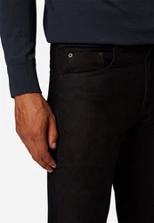 RICANO 5-Pocket Lederhose RT-101 Schwarz/Dunkelrot/Bordeaux/Braun