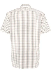 OS-Trachten Trachtenhemd Skybom Kurzarmhemd Rot/Beige/Hellblau/Creme/Khaki